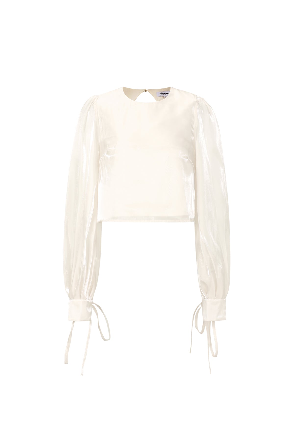 Blusa con perlas brillantes
