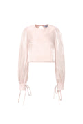 Blusa con perlas brillantes