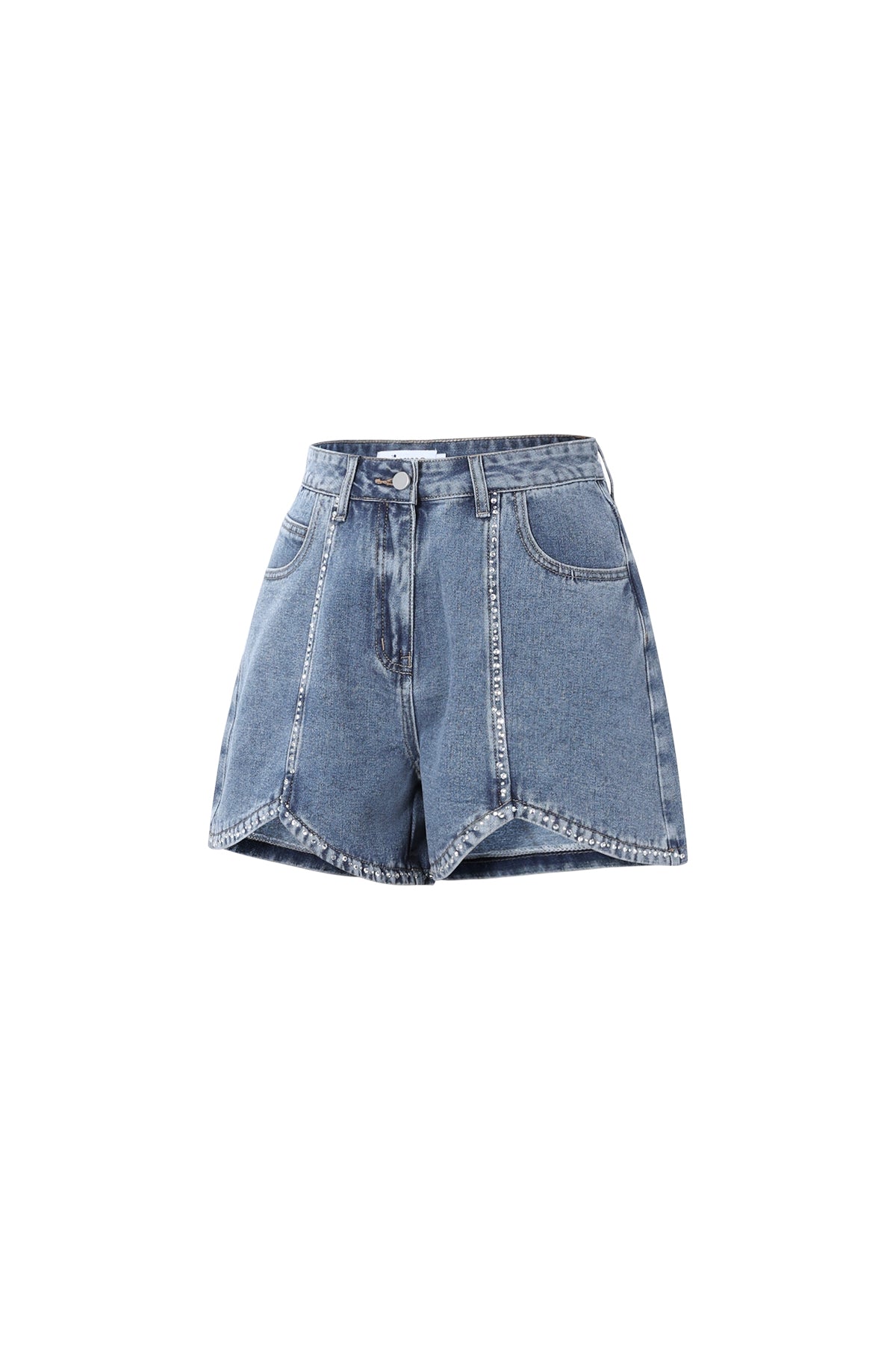 Pantalón corto vaquero con strass