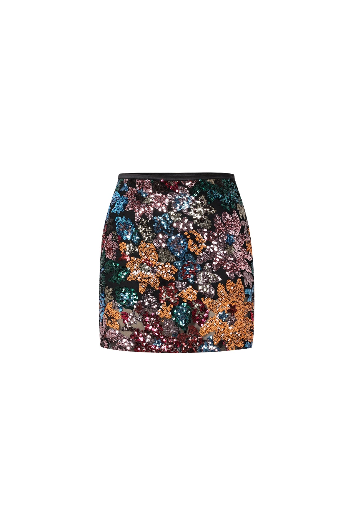 Falda de noche tropical